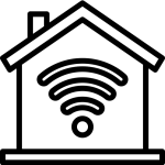 Icono de domótica para ahorrar energía