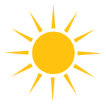 Icono de placas solares para autoconsumo